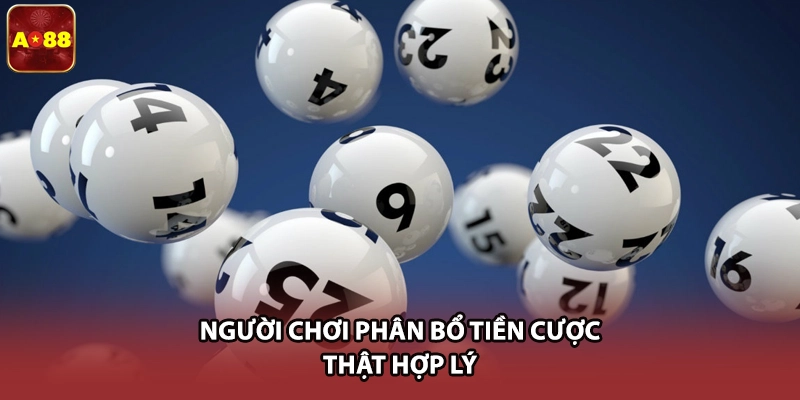 Người chơi phân bổ tiền cược thật hợp lý